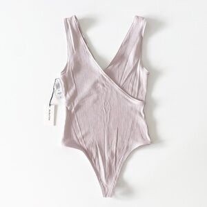Babaton NWT Lido Bodysuit (Lilac Fog)